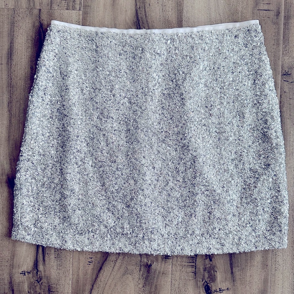 TOPSHOP Sequin Mini Skirt